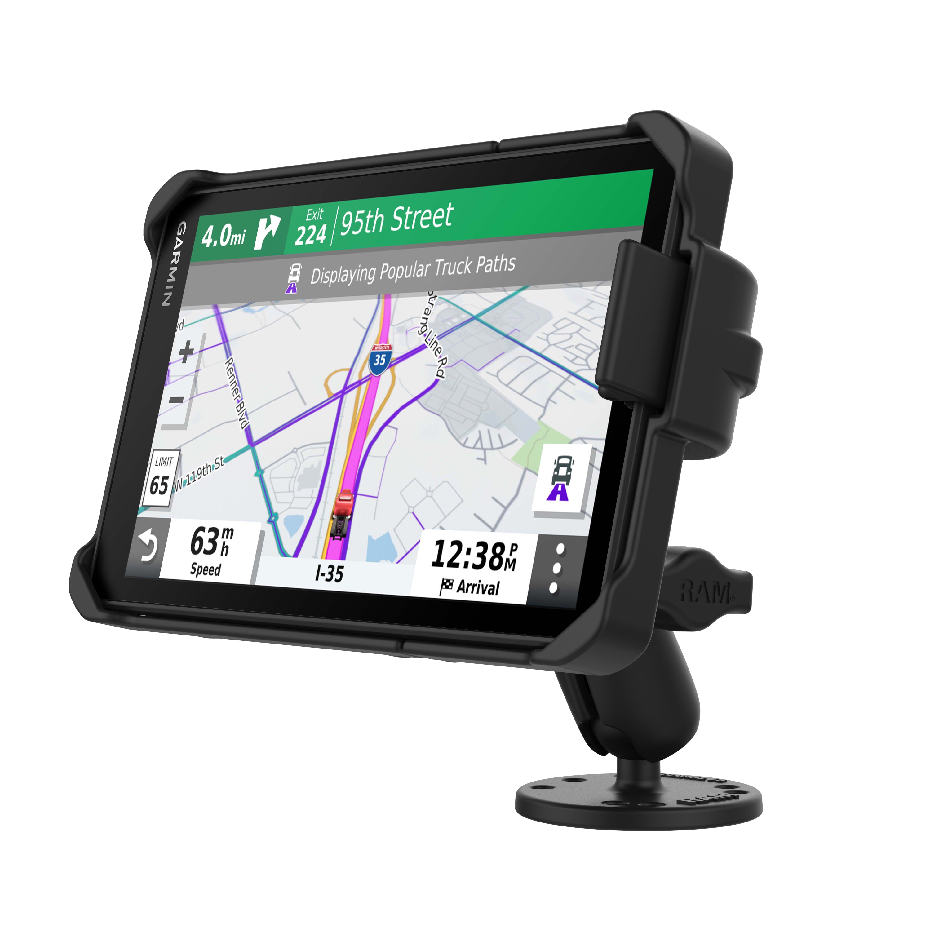 RAM® Drill-Down Mount for Garmin dēzl™ OTR700 – RAM® Mounts