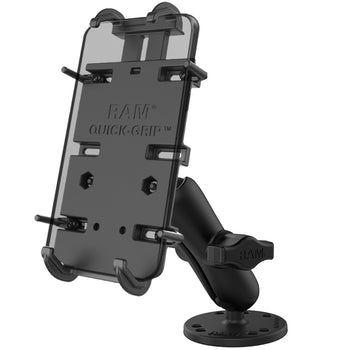 RAM-B-138-PD4U:RAM-B-138-PD4U_1:RAM Quick-Grip™ XL Spring-Loaded Phone Mount with Drill-Down Base
