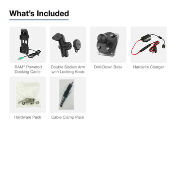RAM® EZ-Roll'r™ Dashboard Mount for Sonim XP Pro, Pro Thermal & Pro E