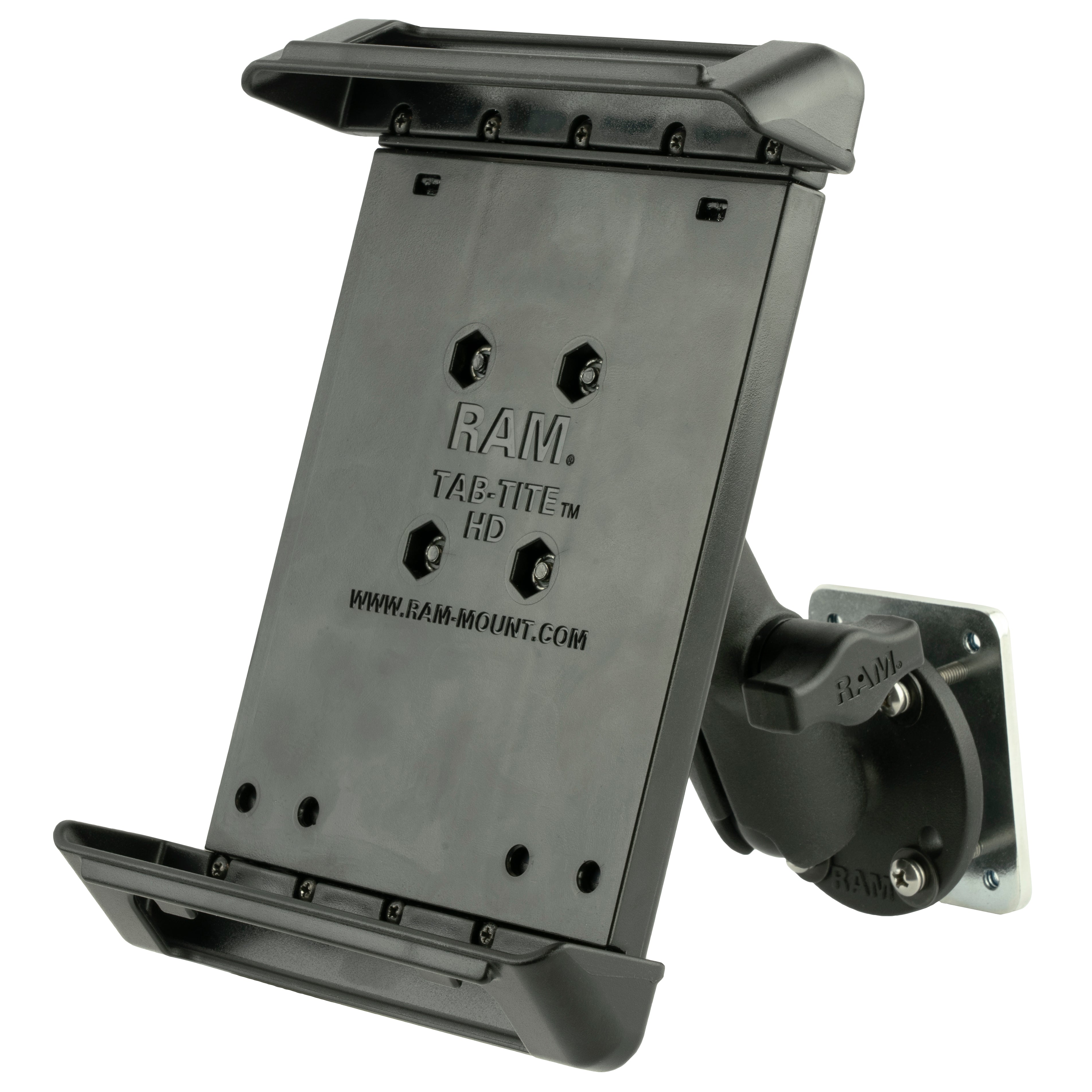 RAM® Tab-Tite™ Drill-Down Mount with Backing Plate for Small Tablets ...