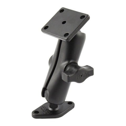 RAM® Double Ball Mount with 2-Hole & 4-Hole AMPS Plates - Medium