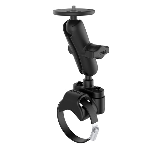 RAM® ATV/Side By Side Rail Mount with Round Plate & 1/4