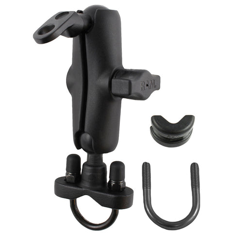 RAM® Handlebar U-Bolt Double Ball Mount with 9mm Hole - Medium