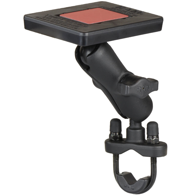 RAM® Power Plate™ III Radar Detector Mount with Handlebar U-Bolt Base ...