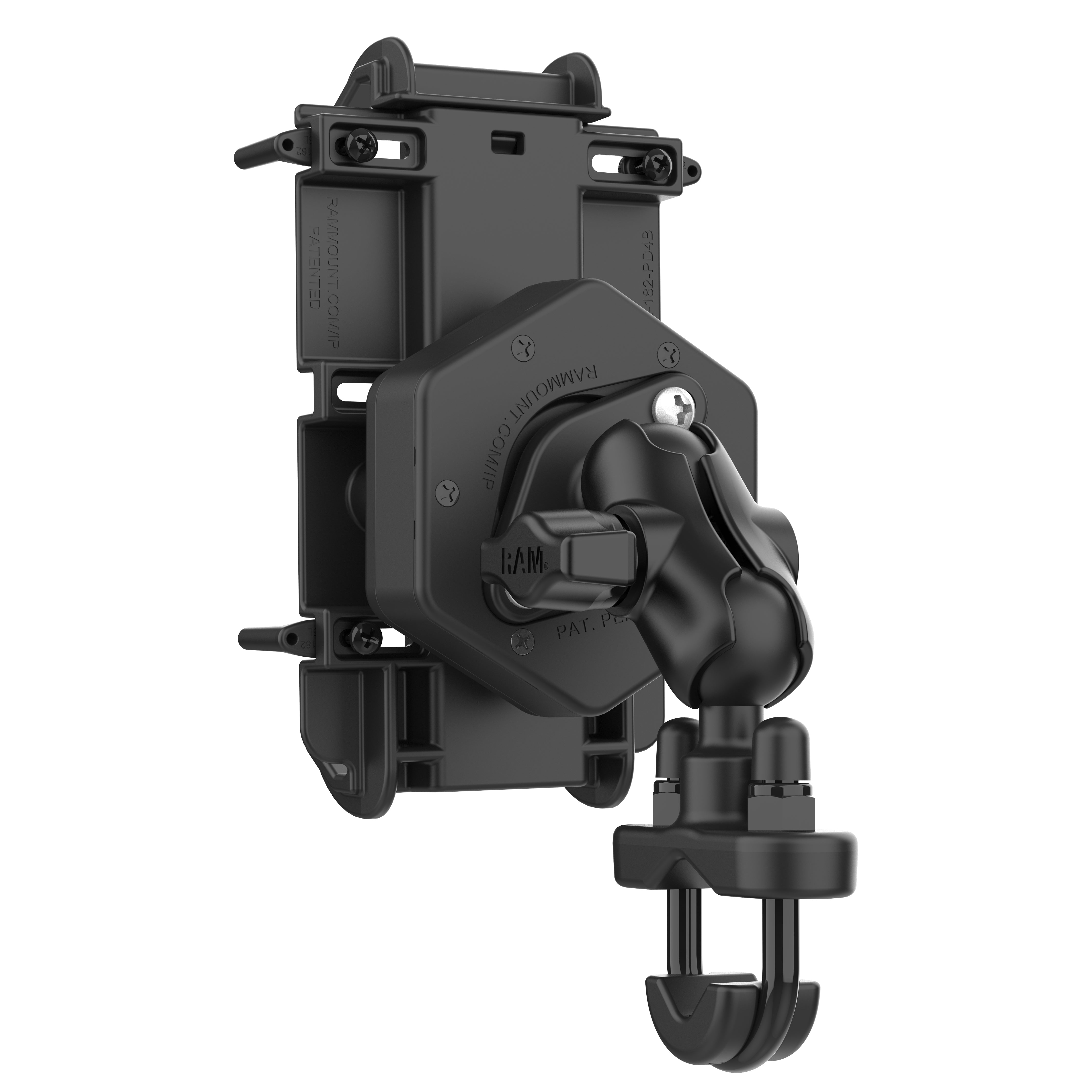 RAM® Quick-Grip™ XL Phone Mount with Vibe-Safe™ & U-Bolt Base