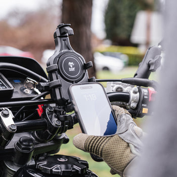 Ram Mounts Quick-Grip Pro Handlebar Phone Mount W/Vibe Safe - Short Ram Mounts Quick-Grip Pro Handlebar Phone Mount W/Vibe Safe - Short