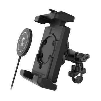 RAM® Quick-Grip™ Pro XL Vibration Damping Phone Mount & Qi2 15W Charger