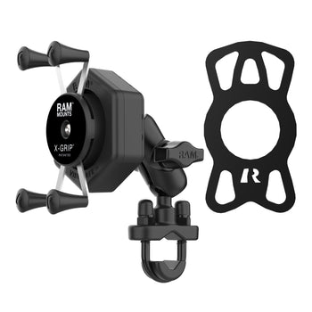 RAM® X-Grip® Phone Mount with Vibe-Safe™ & U-Bolt Base - Short