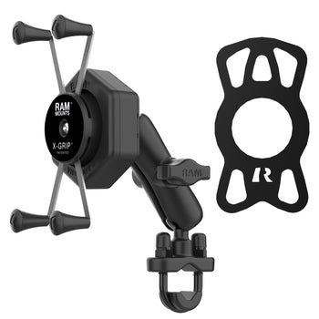 RAM® X-Grip® Large Phone Mount with Vibe-Safe™ & U-Bolt Base