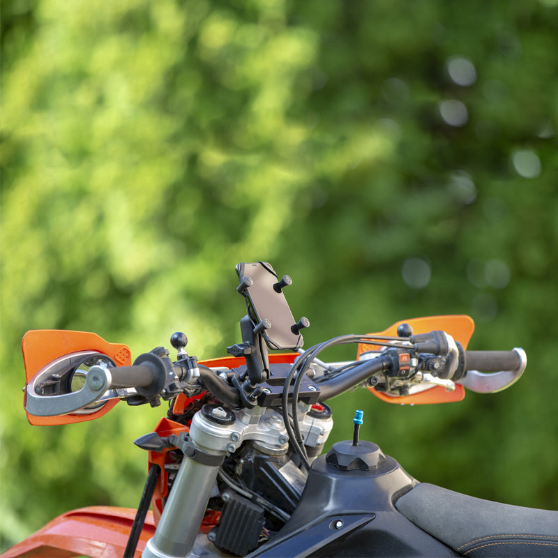 RAM MOUNTS RAM-B-149Z-UN7U バイク用スマホホルダー RAM® X-Grip® Phone Mount with Handlebar U-Bolt Base - Medium – RAM
