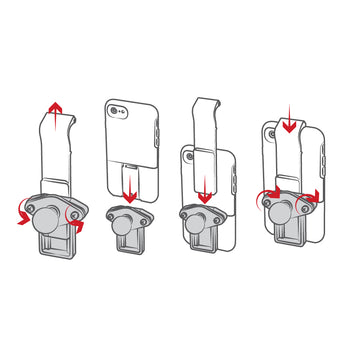 RAM® Twist-Lock™ Suction Cup Mount for OtterBox uniVERSE Phone Cases