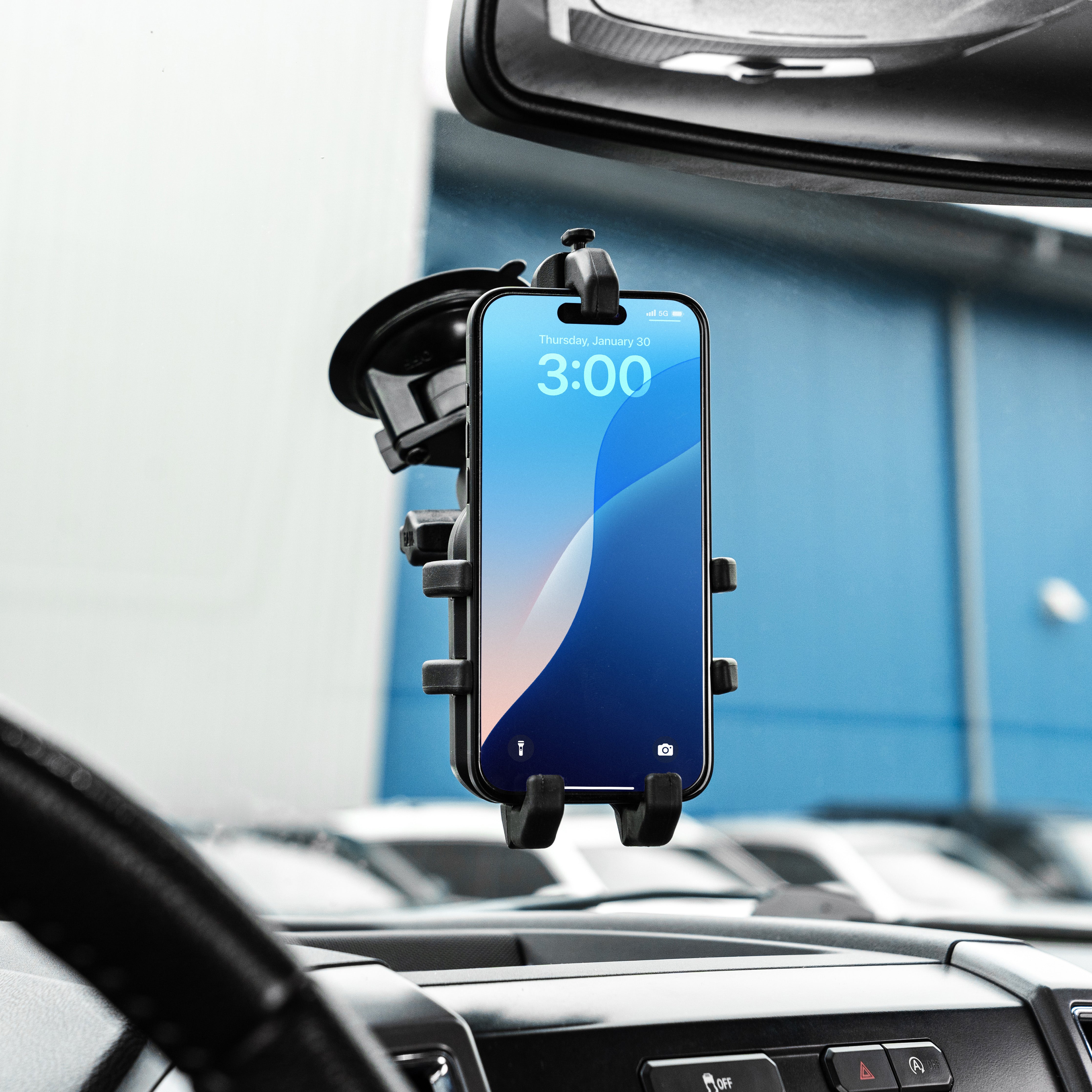 RAM® Quick-Grip™ Pro Phone Mount with Twist-Lock™ Suction Cup