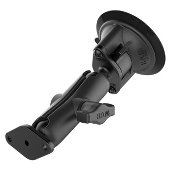 RAM-B-166U:RAM-B-166U_1:RAM Twist-Lock™ Suction Cup Double Ball Mount - Medium