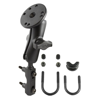 RAM-B-174-202U:RAM-B-174-202U_1:RAM Motorcycle Brake/Clutch Reservoir Mount with Round Plate