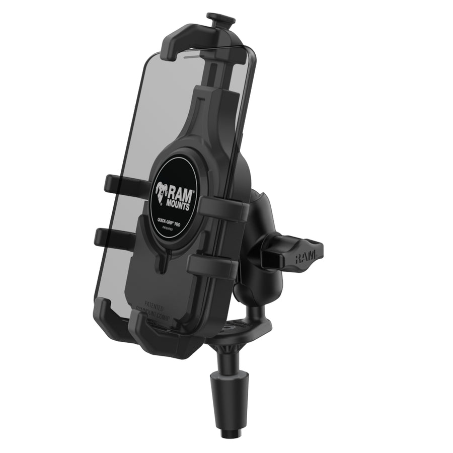 RAM® Quick-Grip™ Pro Phone Mount with Fork Stem Base - Short