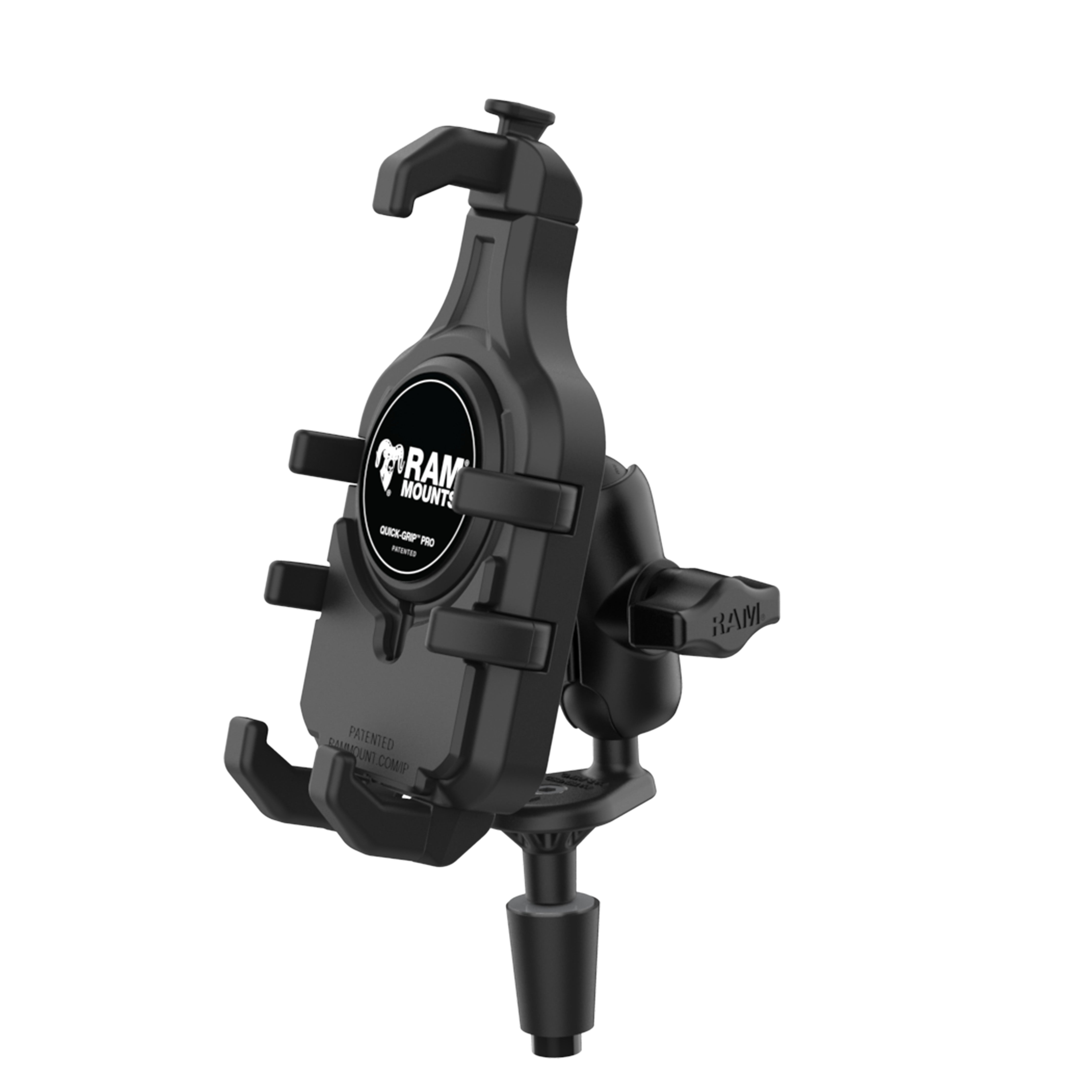 RAM® Quick-Grip™ Pro Phone Mount with Fork Stem Base - Short – RAM