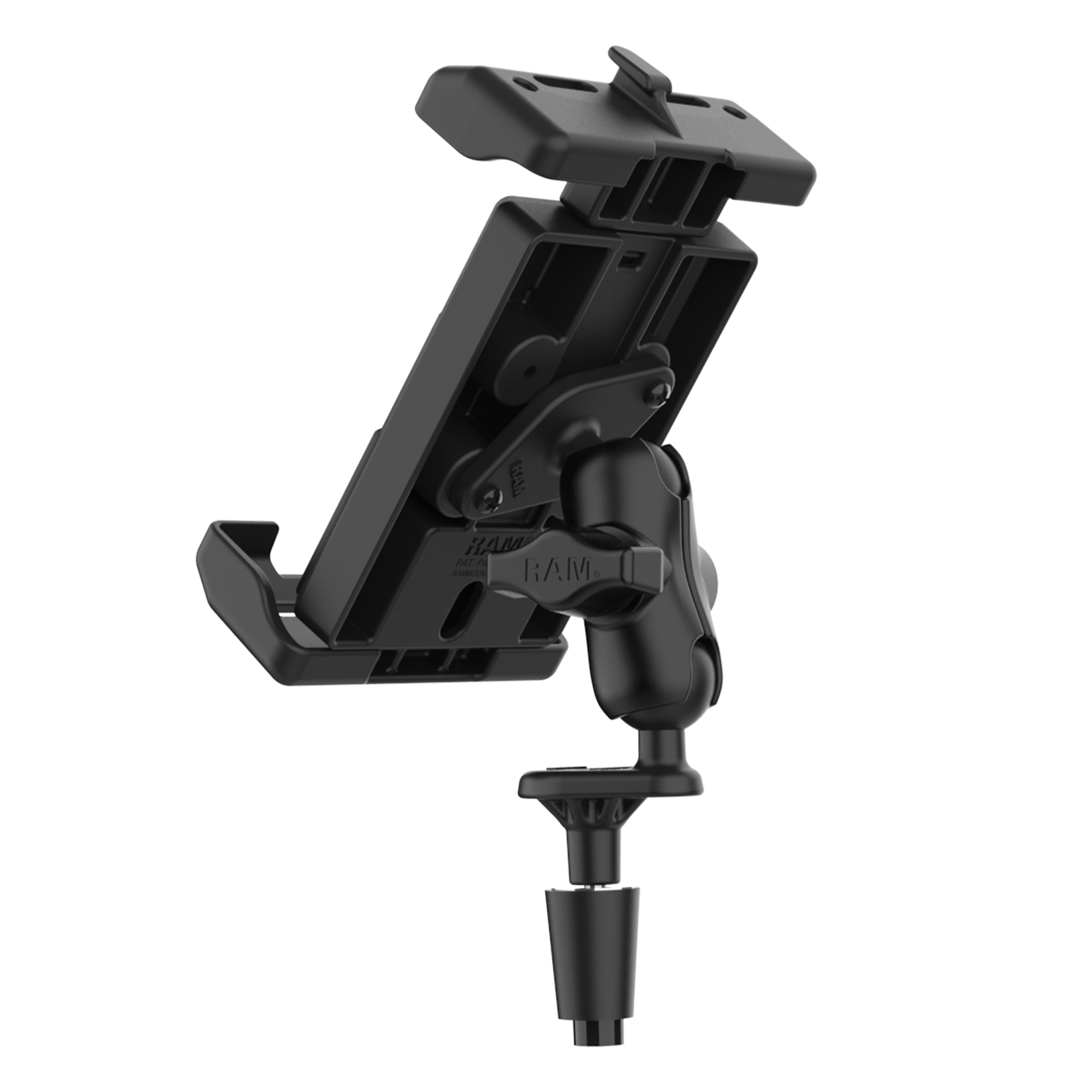 RAMページ RAM® Quick-Grip™ Pro XL Phone Mount with Fork Stem Base - Short