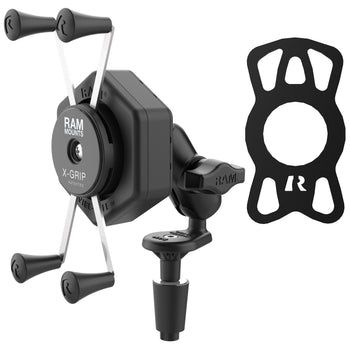 RAM® X-Grip® Large Phone Mount with Vibe-Safe™ & Fork Stem Base