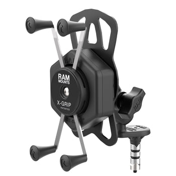 UNPKD RAM STEM MOUNT SHORT ARM & RAM X-GRIP WITH VIBE-SAFE