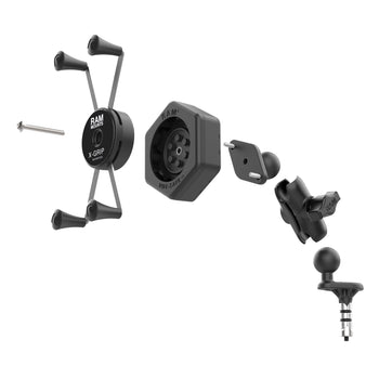 UNPKD RAM STEM MOUNT SHORT ARM & RAM X-GRIP WITH VIBE-SAFE