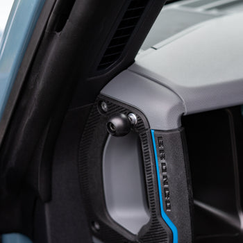 RAM® Quick-Grip™ XL Phone Mount with Grab Handle & A-Pillar M6 Bolt Base