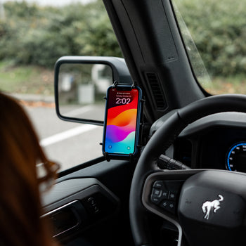 RAM® Quick-Grip™ XL Phone Mount with Grab Handle & A-Pillar M6 Bolt Base