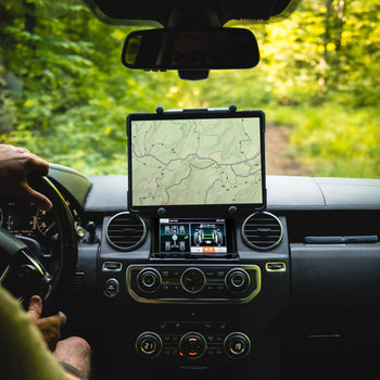 RAM® X-Grip® with Twist-Lock™ Dual Suction for 9"-11" Tablets - Long