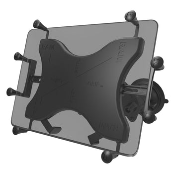 RAM® X-Grip® with Twist-Lock™ Pivot Suction for 9"-11" Tablets - Short