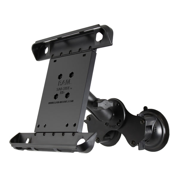 RAM Tab-Tite Suction Cup Mount For IPad Mini Versions 1-6 And Others - RAP-B-166-TAB2U