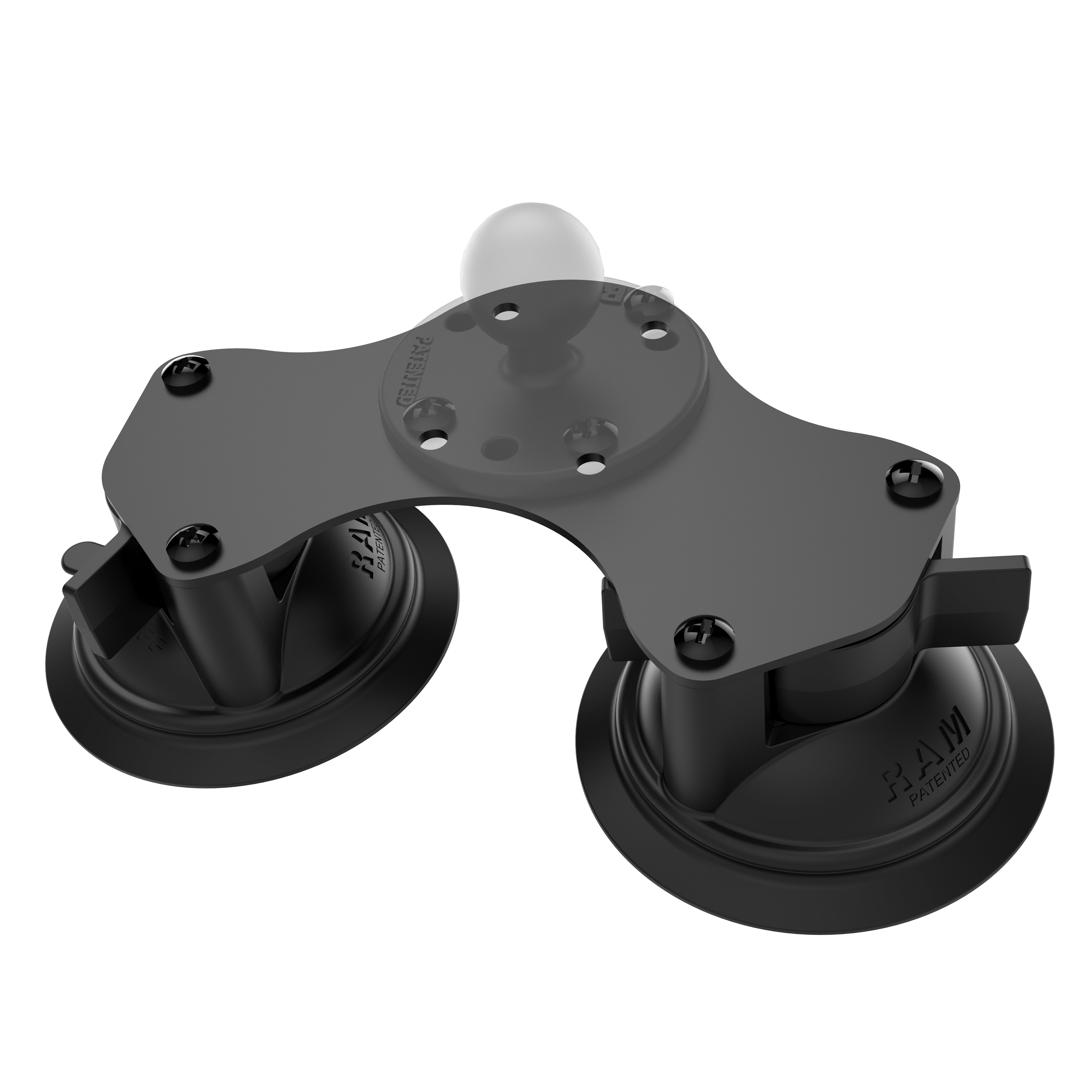 RAM® Twist-Lock™ Dual Suction Cup Base – RAM Mounts
