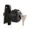 RAM® Double Socket Arm with Key Lock Knob - B Size Medium