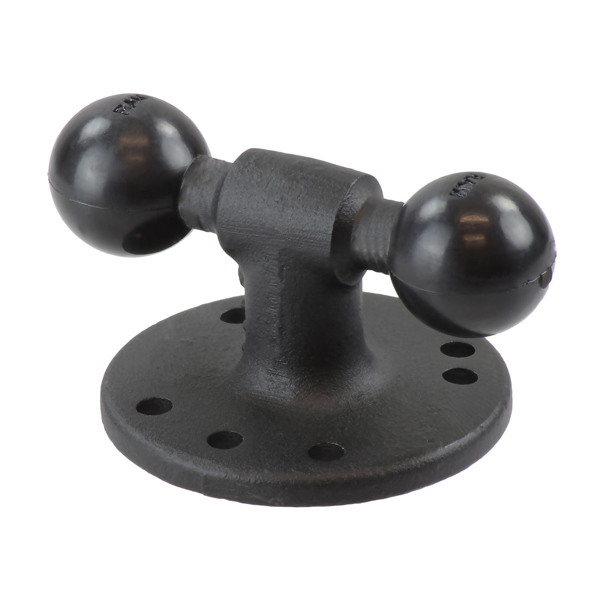 RAM® Double Ball Adapter with Round Base - B Size – RAM® Mounts