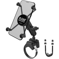 RAM-B-231-2-UN10:RAM-B-231-2-UN10_1:RAM® X-Grip® Large Phone Mount with ATV/UTV Rail Base