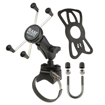 RAM® X-Grip® Large Phone Mount with ATV/UTV Rail Base