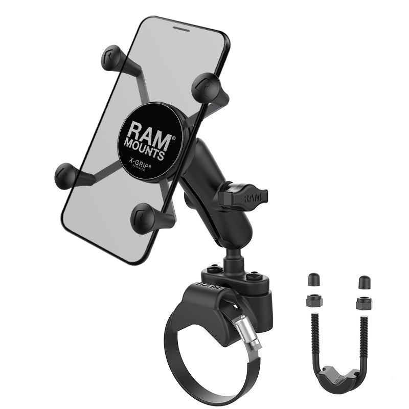 RAM® X-Grip® Phone Mount with ATV/Side By Side Rail Base