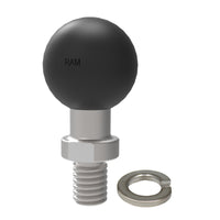 RAM-B-236U:RAM-B-236U_1:RAM® Ball Adapter with 3/8"-16 Threaded Post & Lock Washer - B Size