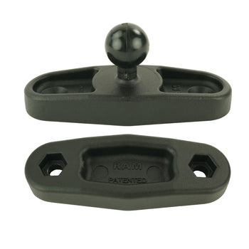 RAM® Square Post Clamp Base for Posts up to 3" Wide Without Hardware