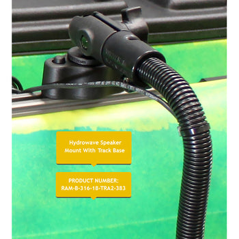 RAM® Track Ball™ Quick Release Mount for HydroWave™ Speaker with 18" Rod
