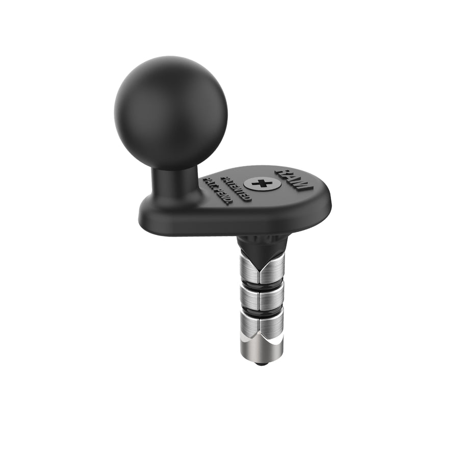RAM® Motorcycle Fork Stem Wedge Ball Base - 12-18mm Holes