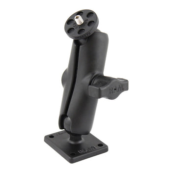 RAM® Double Ball Mount with AMPS Plate and 1/4"-20 Action Camera Adapter