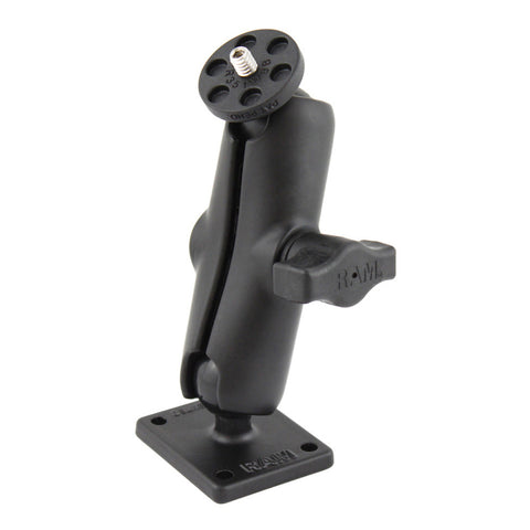 RAM® Double Ball Mount with AMPS Plate and 1/4