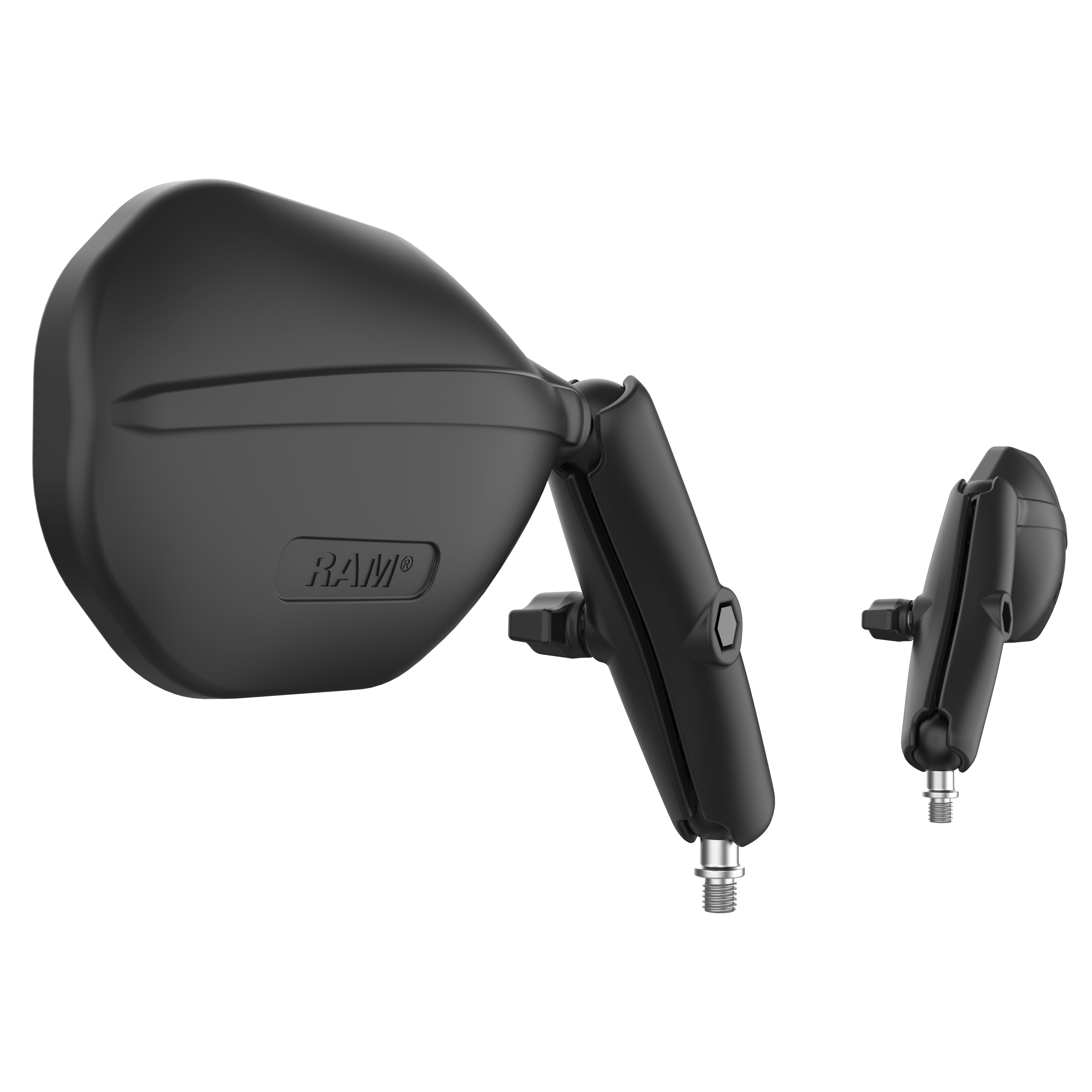 RAM® Tough-Mirror™ Kit with M10-1.25 Bases - Long Arm – RAM Mounts