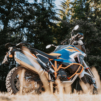 RAM® Tough-Mirror™ Kit with M10-1.25 Bases + M10-1.5 Adapters - Long Arm