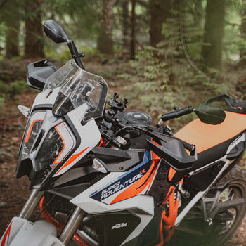 RAM® Tough-Mirror™ Kit with M10-1.25 Bases + Reverse Adapter - Long Arm