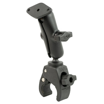 RAM-B-400-238U:RAM-B-400-238U_1:RAM Tough-Claw™ Small Clamp Mount with Diamond Plate - Medium Arm