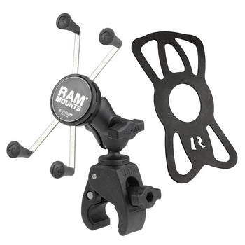 RAM® X-Grip® Large Phone Mount with Tough-Claw™ Small Clamp Base - Short