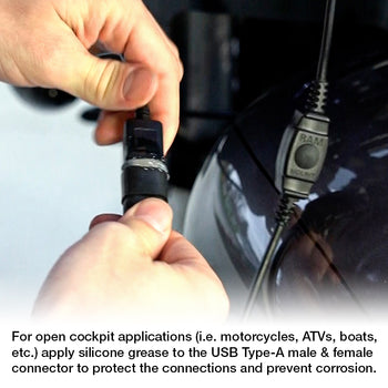 RAM® Quick-Grip™ 15W Waterproof Wireless Charging Mount with Tough-Claw™