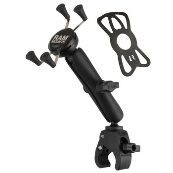 RAM® X-Grip® Phone Mount with RAM® Tough-Claw™ Small Clamp Base - Long