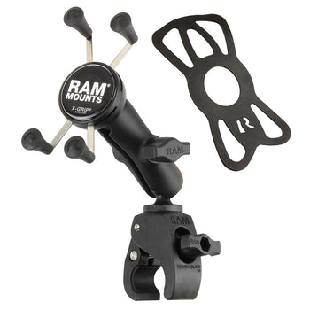 RAM® X-Grip® Phone Mount with RAM® Tough-Claw™ Small Clamp Base - Medium