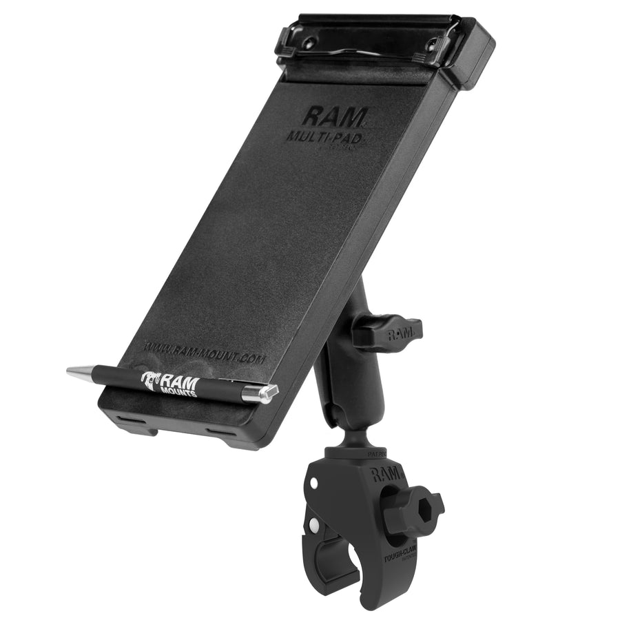 RAM® Multi-Pad™ Mount with Tough-Claw™ Medium Clamp Base